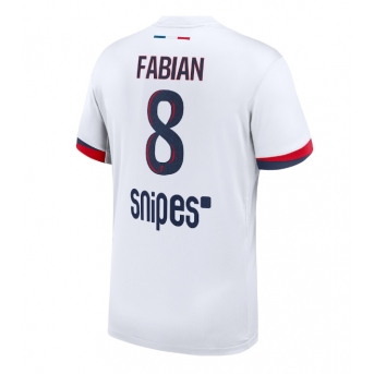 Billige Fotballdrakt Paris Saint-Germain Fabian Ruiz #8 Replika Bortedrakt 2025-26 Kortermet